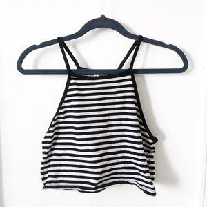 Striped crop top